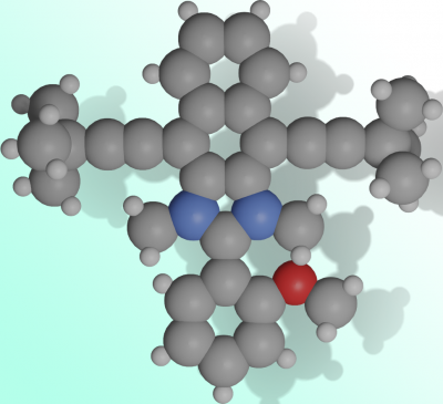 Schematic view of the nanocar